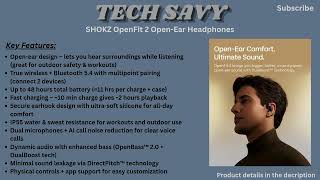 SHOKZ OpenFit 2 Review 2026 | Open-Ear Wireless Earbuds with 48H Battery &amp; Bluetooth 5.4