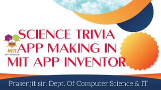 SCIENCE TRIVIA APP MAKING IN MIT APP INVENTOR screenshot 3