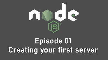 NodeJS tutorial - 01 - Creating your first server + Nodemon