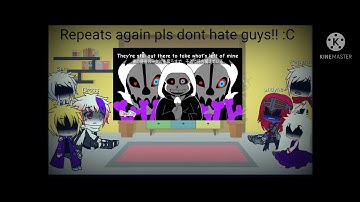 &&& Undertale Reacts To I Got No Time Dusttale