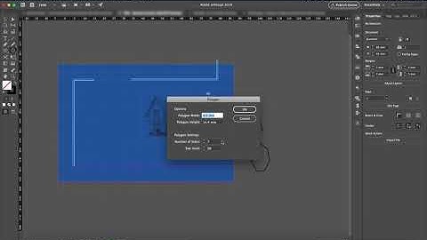 How to draw stars and polygons in InDesign (Using the Polygon Tool)