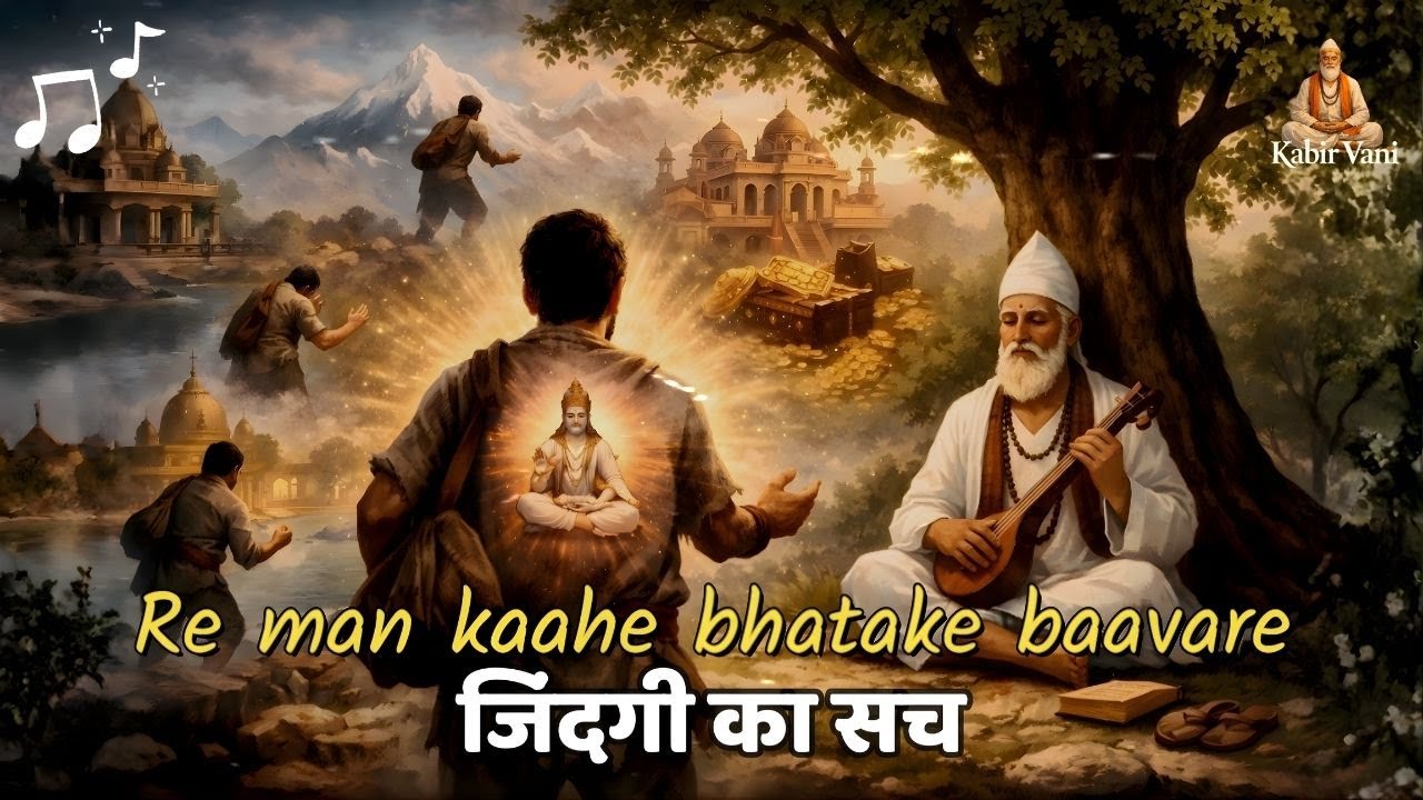 रे मन काहे भटके बावरे | Kabir Vani Bhajan | God Is Within | चेतावनी भजन