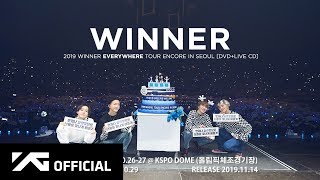 WINNER - 2019 WINNER EVERYWHERE TOUR ENCORE IN SEOUL [DVD LIVE CD] SPOT