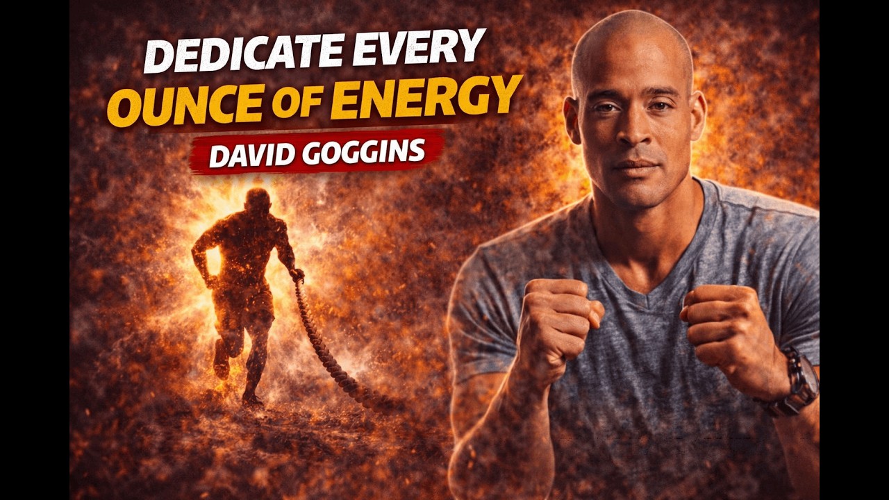 Dedicate Every Ounce Of Energy David Goggins