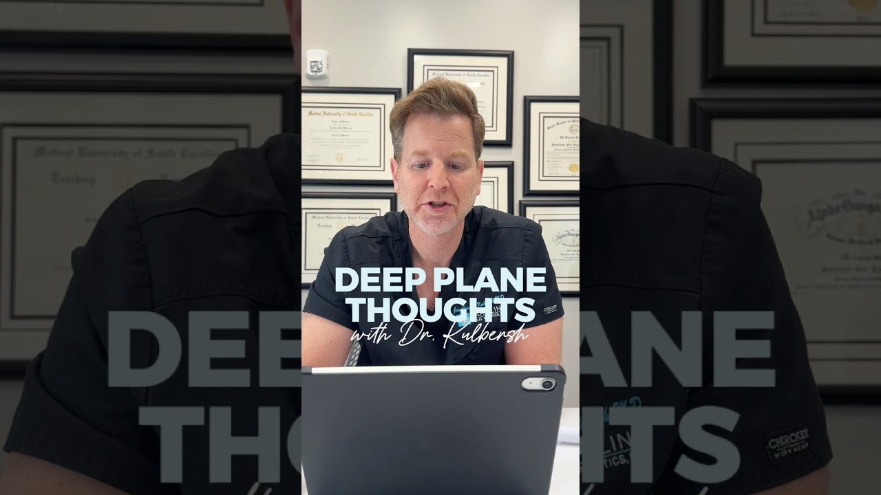 Deep Plane Thoughts: A facial analysis with Dr. Kulbersh #browlift #blepharoplasty #facelift