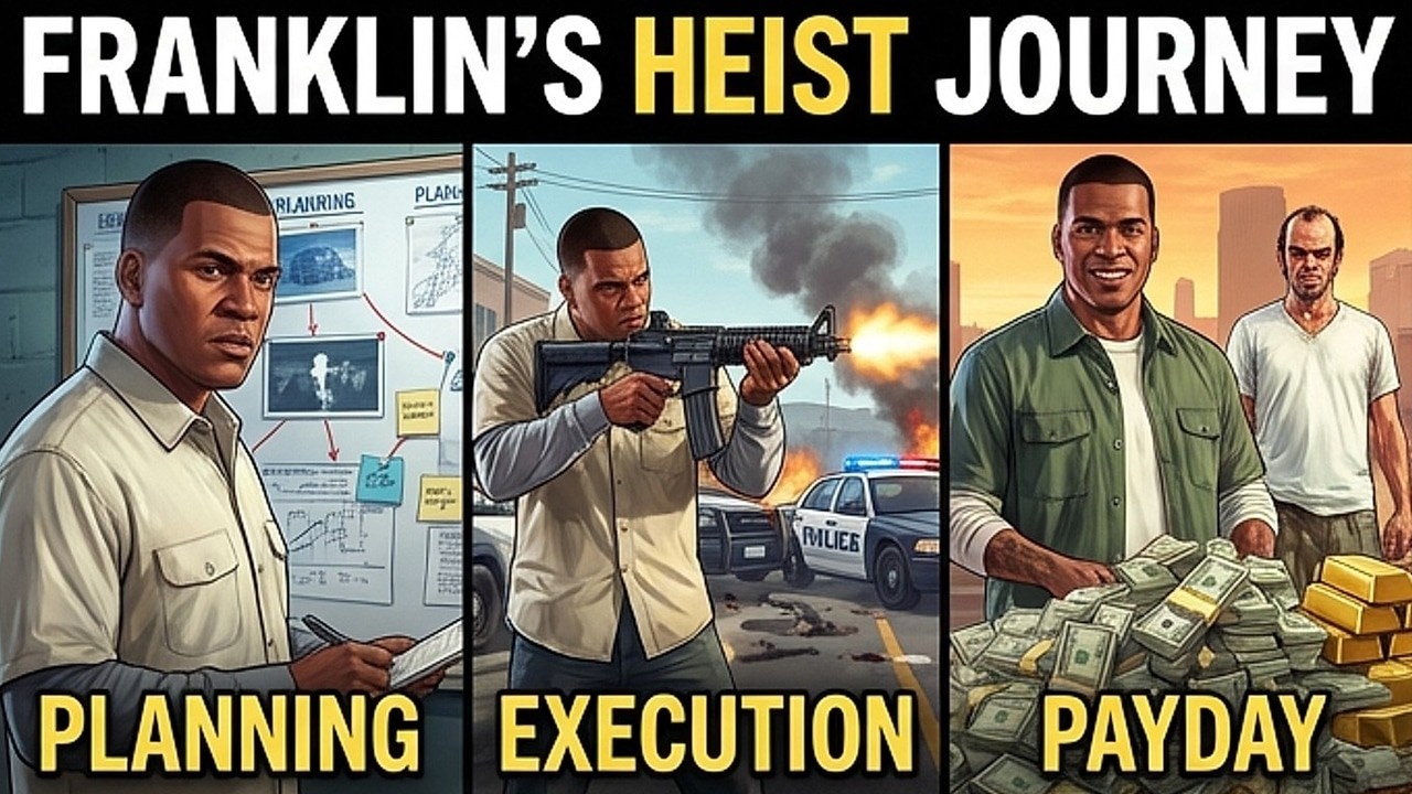 GTA 5 - Franklin and Trevor's Biggest Heists | Trevor was cheated on #gta5#funny