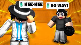 MICHAEL JACKSON VOICE TROLLING IN ROBLOX (Timebomb Duels)