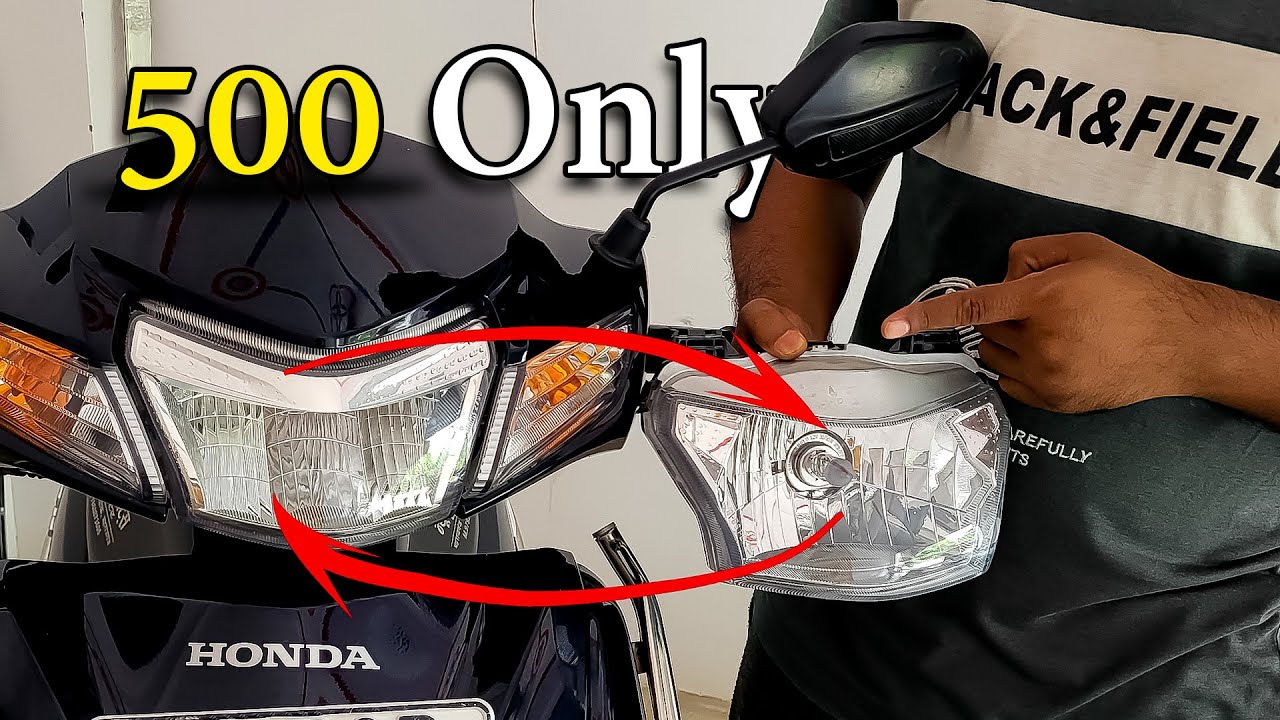 Activa 6G Halogen to LED Headlight Upgrade 🔥 Full Wiring + Before After Comparison | Only ₹500