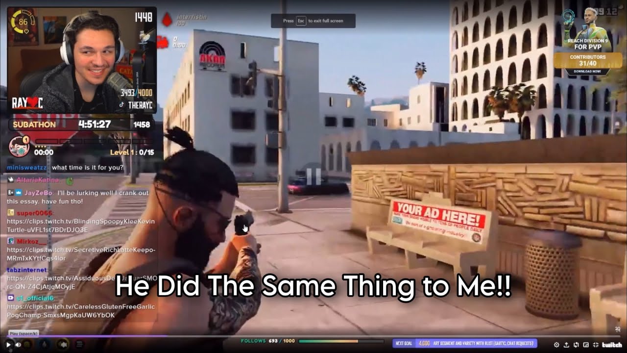 Ray Can’t Believe Adam’s Crazy One Tap Against Perez | NoPixel GTA RP