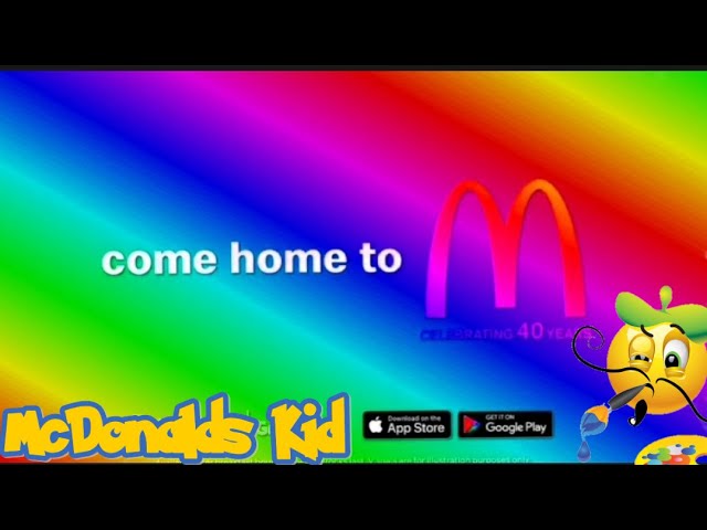 McDonalds Intro Come Home Logo Effects Epic Ident