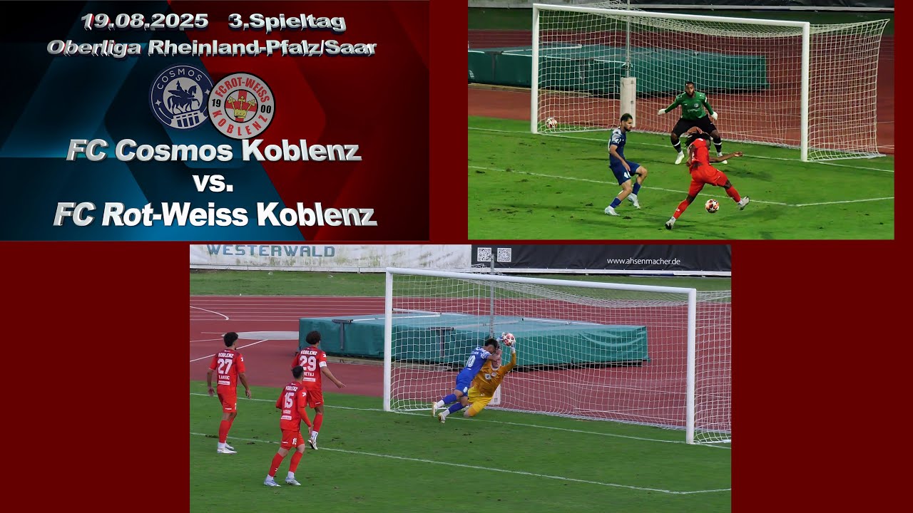 Oberliga: FC Cosmos Koblenz vs. FC Rot-Weiss Koblenz