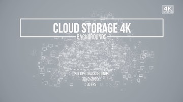 Motion Graphics - Cloud Storage 4K