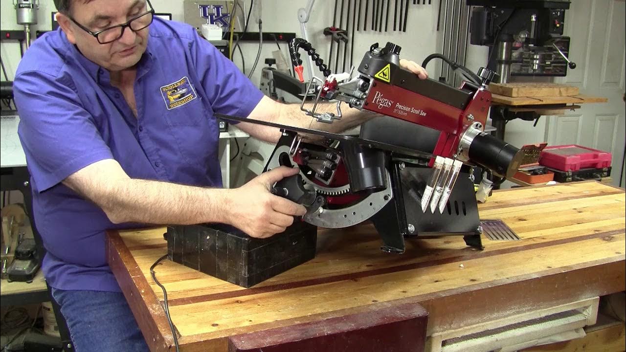 Pegas 21 Inch Scroll Saw Complete Review. YouTube