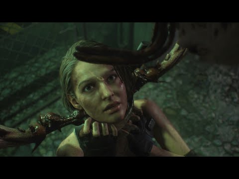 Drain Deimos puts tentacle down Jill's throat 😏 - Resident Evil 3 REmake (2020)