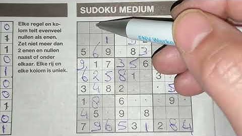 How to solve this easy peasy Medium Sudoku puzzle (with a PDF file) (#25) 04-03-2019 part 2 of 3