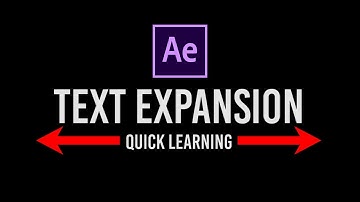 Text Space Expansion tracking After Effect | Tutorial 2021