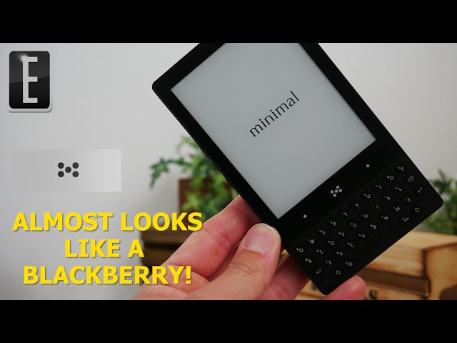 The Minimal Phone with a full QWERTY Keyboard Review - YouTube