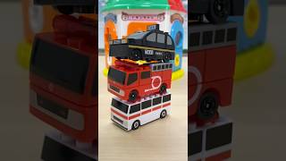 トミカブロックのはたらくくるま☆ 消防車&タクシー&救急車を組み立て #shorts #トミカ #トミカブロック #はたらくくるま @OmotyaRanger