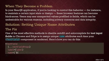 How to Disable Autofill and Autocomplete in Chrome and Edge for Text Inputs