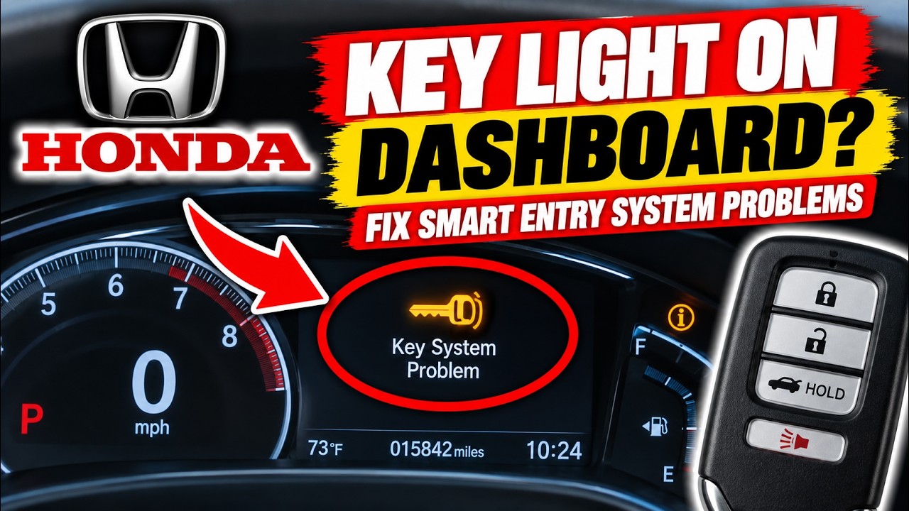 Honda Key Light On? Try These Smart Entry Fixes First! - YouTube
