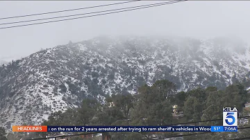 Strong winds, rain and mountain snow to blanket Southern California through the weekend