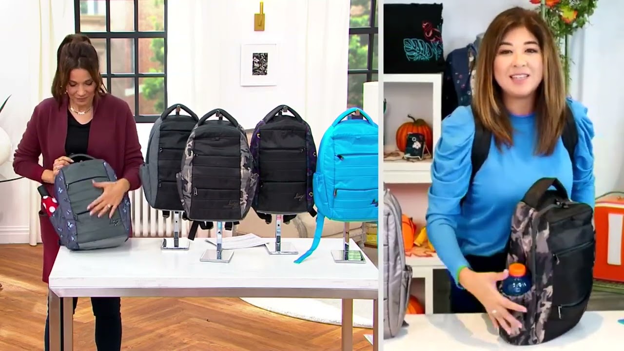 Lug Color-Blocked Backpack - Hopper on QVC - YouTube