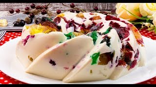 Tort de jeleu ”Cioburi de sticlă” - o rețetă plină de imaginație, rafinament și delicatețe!
