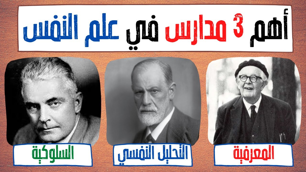 سلسلة التعريف بعلم النفس : أهم ثلاث مدارس في علم النفس