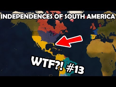 AOC2: WTF?! #13 Independences Of South America Timelapse AI Only