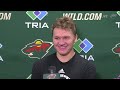Practice Media Availability- Kirill Kaprizov Named Alternate Captain