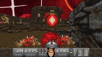 DOOM 2 - Back to Saturn X 2 (Map 25 - The Blooded library 2/2): Ultra Violence 100% (PS5 Gameplay)