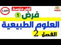 فرض الفصل الثاني في العلوم الطبيعية للسنة الاولى متوسط 