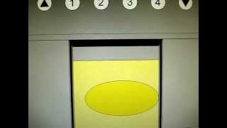 Animated: Schindler 300A Death Trap Hydraulic Elevator at Motel 6 in Breezelight Beach