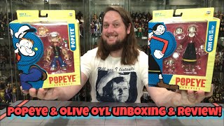 Popeye & Olive Oyl Popeye Classics Unboxing & Review!
