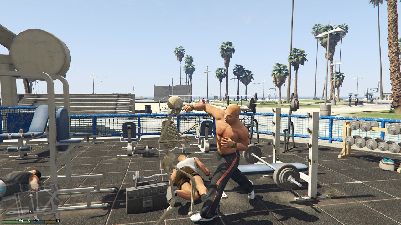 The Secret Skeleton attack #shortsfeed #gtav #gta5 #gaming #verticallivefeed