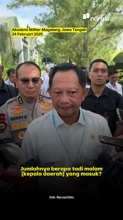 Mendagri Tito: Kehadiran Retret 90% Dapat Sertifikat 'Lulus' | Narasi Daily