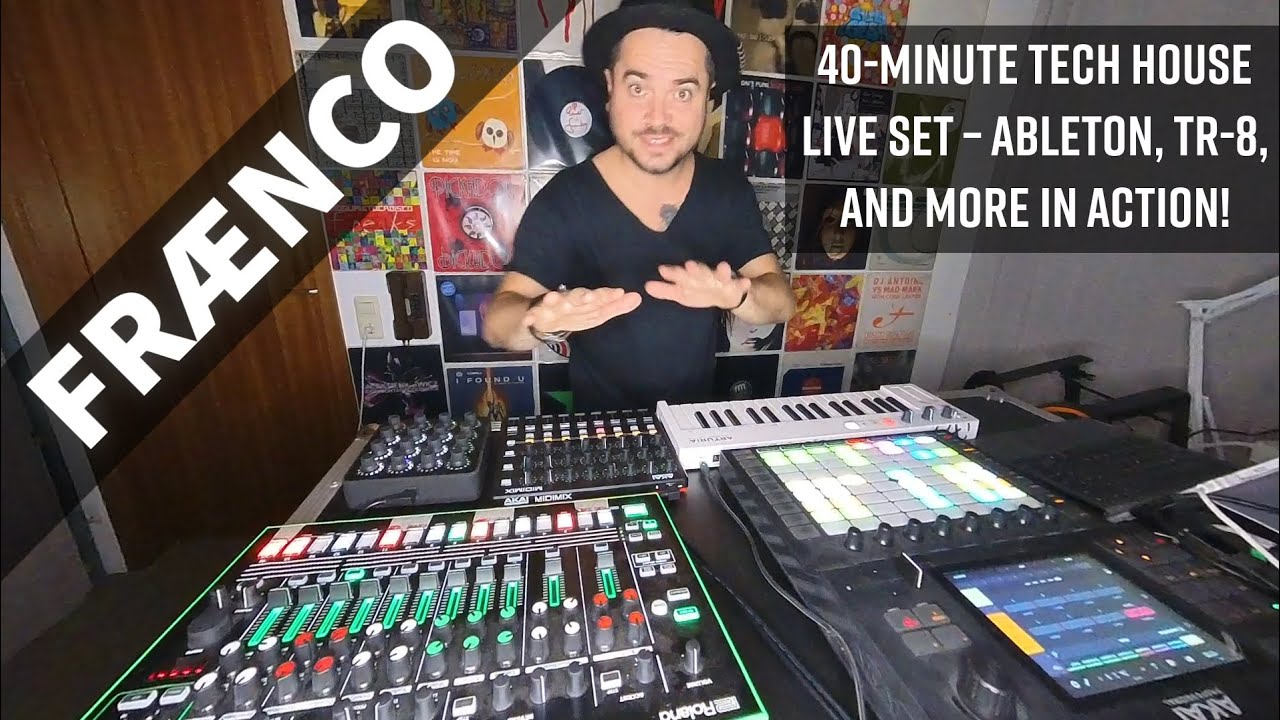 FRAENCO 40-Minute Tech House Live Set – Ableton, TR-8, and More in Action!