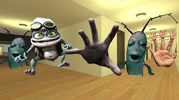 POV CRAZY FROG PLANKTON AND HAND NEXTBOTS GMOD IN LIMINAL HOTEL #garrysmod100k   #garrymod