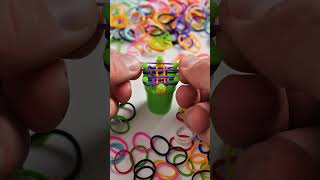 Nostalgic Loom Band Bracelet DIY 💜🧡 | Easy Craft!