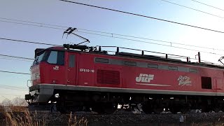 レッドサンダーEF510-18牽引高速貨物3097ﾚ　岡山→新潟