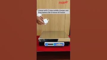 Watch the video to know about our newly designed Bench Weighing Scale - Sleek Model  #phoenix