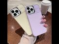 Skin feel pc liquid silicone phone case