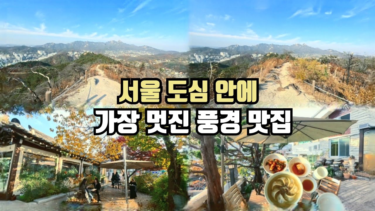 🚈 지하철역에서 5분 🌴 서울에서 가장 환상적인 코스  맛집,커피,트레킹 