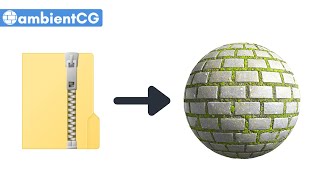[OUTDATED] Pixar USD on ambientCG - Import materials within seconds (example in Blender)