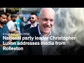 National leader Christopher Luxon announces healthcare promises in Rolleston | 3 October 2023 | RNZ