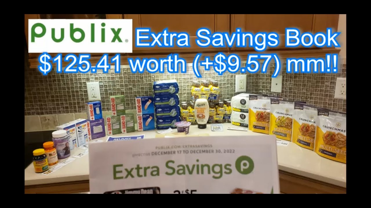 12/17 to 12/30 PUBLIX Extra savings coupon book $125.41 Publix Coupon ...
