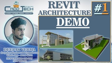 #1 | AutoDesk Revit Architecture DEMO @DeepakVerma_cad
