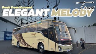 BUS WISATA ISTIMEWA SPEK MENTOK KANAN‼️😍 - Rilis \u0026 Review bus Melody Transport Jetbus 5 SG
