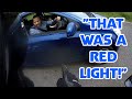 &quot;That Was A Red Light!&quot; UK Bikers VS Angry, Crazy People and Bad Drivers #166