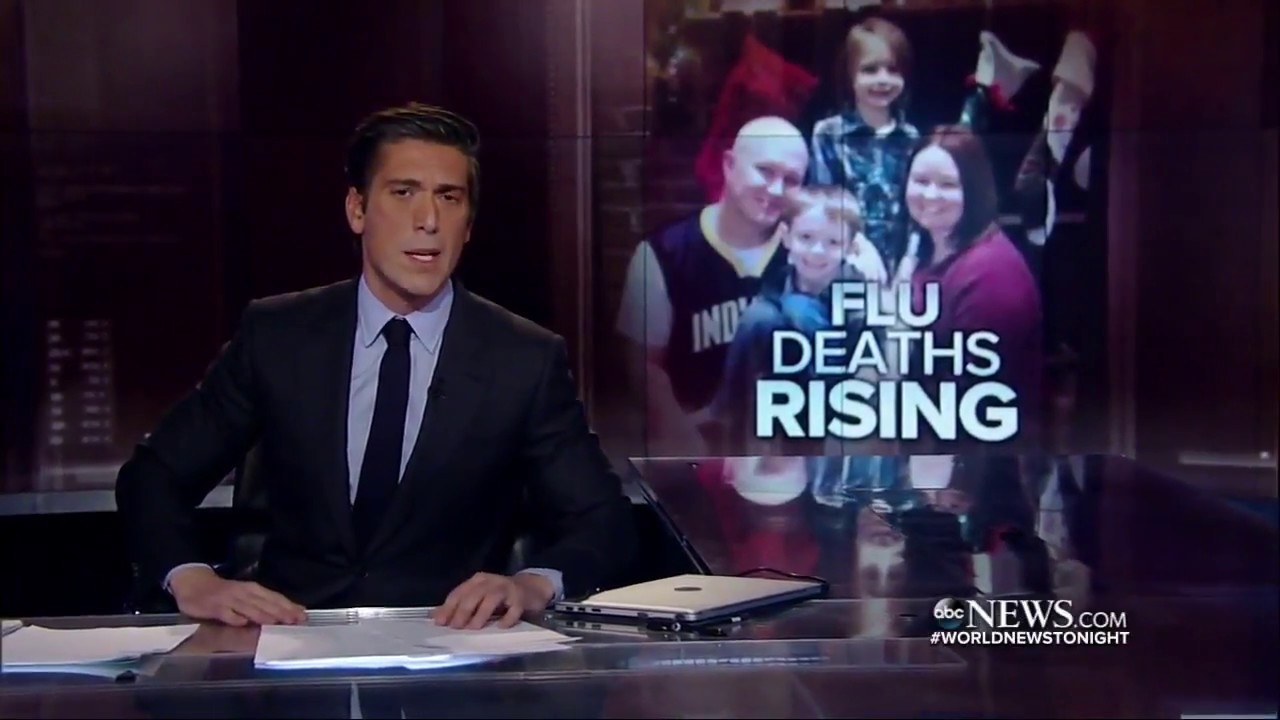 CDC Reports That The Flu Epidemic Is The Worst In Nearly A Decade - YouTube